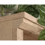 Elegant 5-Shelf Library Bookcase in Prime Oak - Cottage Style Furniture - Image 5