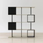 Alliance Geometric Bookcase - Modern Contemporary Storage Solution | Sleek Design & Practical Functionality