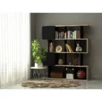 Alliance Geometric Bookcase - Modern Contemporary Storage Solution | Sleek Design & Practical Functionality - Image 5