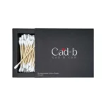 Biodegradable Cotton Swabs - 100% Pure Cotton & Eco-Friendly Bamboo Stems - 200 Count