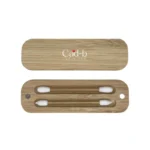 Reusable Makeup Swabs - Eco-Friendly & Durable Silicone with Bamboo Sticks