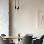 3 Head Pendant Braided Fabric Flex Lamp Holder Fitting - Vintage Industrial Style Lighting | LEDSONE Lighting - Image 2