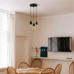 3 Head Pendant Braided Fabric Flex Lamp Holder Fitting - Vintage Industrial Style Lighting | LEDSONE Lighting - Image 6