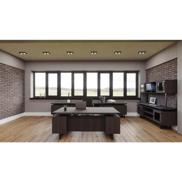 Mirella Lateral File Southern Tobacco Finish - Lockable, Dual Drawers, Contemporary Home or Office Storage - Image 1