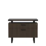 Mirella Lateral File Southern Tobacco Finish - Lockable, Dual Drawers, Contemporary Home or Office Storage - Image 2