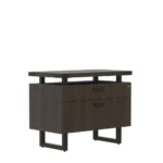 Mirella Lateral File Southern Tobacco Finish - Lockable, Dual Drawers, Contemporary Home or Office Storage - Image 3