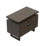 Mirella Lateral File Southern Tobacco Finish - Lockable, Dual Drawers, Contemporary Home or Office Storage - Image 5