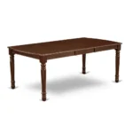 Elegant Mahogany Dining Room Set - 1 Table & 8 Chairs | Solid Asian Hardwood | Classic Design - Image 3