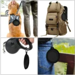 5" Portable and Foldable Small Dog Bowl, Black (5 Pieces) Ideal for Travel & Outdoor Adventures - Image 5