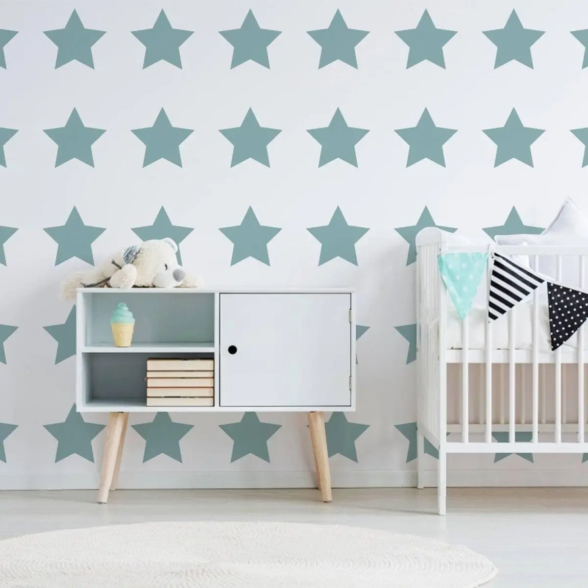 33034672_large.webp Magical Star Stickers - 40-Pack Enchanting Room Decoration for Kids - Image 1