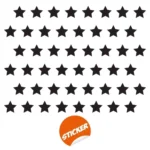 Magical Star Stickers - 40-Pack Enchanting Room Decoration for Kids - Image 2