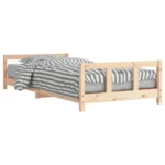 vidaXL Kids Bed Frame 90x200 cm Solid Wood Pine - Timeless, Sturdy & Functional - Image 2