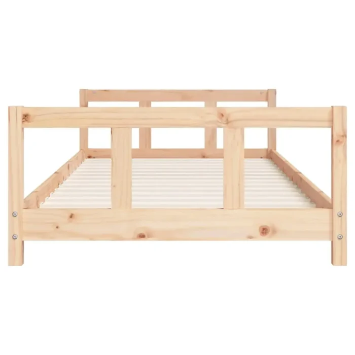 vidaXL Kids Bed Frame 90x200 cm Solid Wood Pine - Timeless, Sturdy & Functional - Image 4