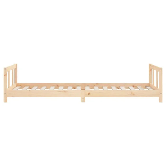 vidaXL Kids Bed Frame 90x200 cm Solid Wood Pine - Timeless, Sturdy & Functional - Image 5