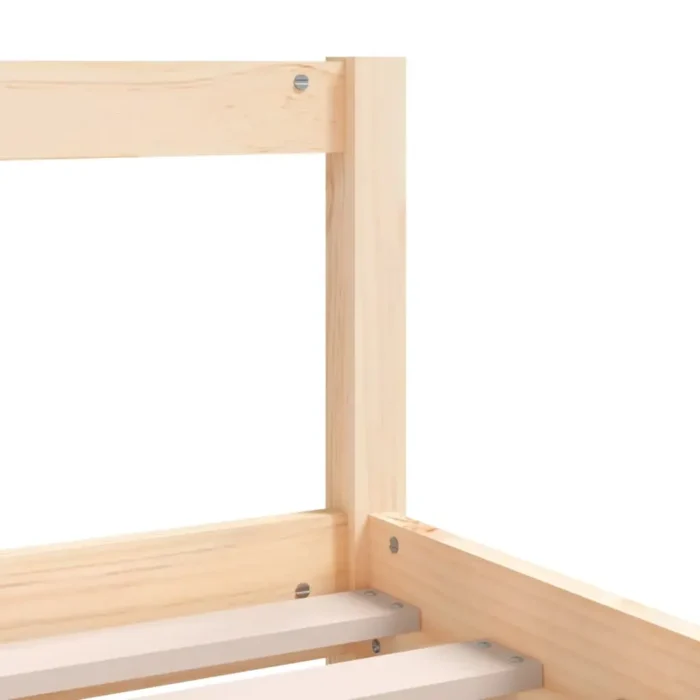 vidaXL Kids Bed Frame 90x200 cm Solid Wood Pine - Timeless, Sturdy & Functional - Image 6