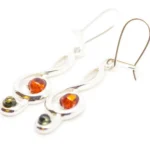 Stunning Treble Clef Gemstone Earrings - Perfect Music-Inspired Jewelry