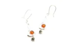 Stunning Treble Clef Gemstone Earrings - Perfect Music-Inspired Jewelry - Image 2