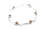 Elegant Treble Clef Amber Bracelet | Perfect Handcrafted Music Lover Gift