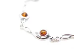 Elegant Treble Clef Amber Bracelet | Perfect Handcrafted Music Lover Gift - Image 3
