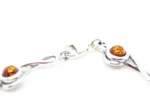 Elegant Treble Clef Amber Bracelet | Perfect Handcrafted Music Lover Gift - Image 4