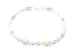 Elegant Butterscotch Amber Infinity Bracelet Stylish & Romantic | Shop Now