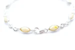 Elegant Butterscotch Amber Infinity Bracelet Stylish & Romantic | Shop Now - Image 3