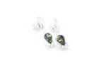 Green Amber Tulip Stud Earrings - Handcrafted Sterling Silver & Baltic Amber | Elegant Nature-Inspired Jewelry - Image 3