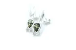 Green Amber Tulip Stud Earrings - Handcrafted Sterling Silver & Baltic Amber | Elegant Nature-Inspired Jewelry - Image 4