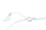 Infinity Charm Anklet Chain - Dainty Sterling Silver with Baltic Amber | Timeless Elegance - Image 6