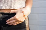 Lucky Clover Amber Bracelet - Authentic Baltic Amber & Sterling Silver | Lucky Charm Jewelry - Image 2