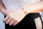 Lucky Clover Amber Bracelet - Authentic Baltic Amber & Sterling Silver | Lucky Charm Jewelry - Image 8