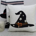 20" x 20" Halloween Decorative Throw Pillow - Spooky Halloween Decor