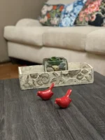 Vibhsa Birds of Health and Happiness Set - Handmade Red Figurines for Home Decor & Gifting - Image 5