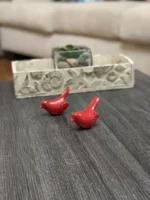Vibhsa Birds of Health and Happiness Set - Handmade Red Figurines for Home Decor & Gifting - Image 7