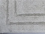 CHICOS HOME Luxurious Ivory Bath Rug 20" x 32" - Ultra-Absorbent & Elegant - Image 3