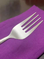 Elegant Hammered Silver Flatware Set - Stainless Steel Table Setting for 4 | Perfect for Special Occasions - Image 3