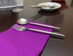 Elegant Hammered Silver Flatware Set - Stainless Steel Table Setting for 4 | Perfect for Special Occasions - Image 9