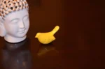 Vibhsa Bird Figurines - Yellow Handcrafted Table Top Decor | Symbols of Health & Happiness | Unique Housewarming Gift - Image 6