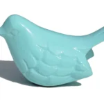 Vibhsa Bird Figurines - Symbols of Health & Happiness - Sea Green Handcrafted Aluminum Table Top Decor