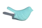 Vibhsa Bird Figurines - Symbols of Health & Happiness - Sea Green Handcrafted Aluminum Table Top Decor - Image 2