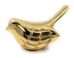 Vibhsa Bird Figurines - Golden Rustic Symbol of Health & Happiness | Unique Home Decor Gift - Image 4