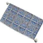 Chicos Home Blue & White Accent Rugs - Handmade Modern Style Decor for Home