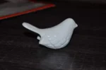 Vibhsa Bird Figurines - Symbols of Health & Happiness (White) - Handcrafted Aluminum Table Top Decor - Image 2