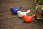 Vibhsa Bird Figurines - Symbols of Health & Happiness (White) - Handcrafted Aluminum Table Top Decor - Image 5