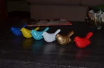 Vibhsa Bird Figurines - Symbols of Health & Happiness (White) - Handcrafted Aluminum Table Top Decor - Image 6