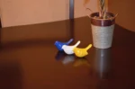 Vibhsa Bird Figurines Symbols of Health & Happiness (Blue, White & Yellow) - Handmade Table Top Decor for Home and Office - Image 3