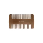 Bamboo Beard Comb BC1 - Natural & Eco-friendly Hair Styling Tool | Dual-Sided Wide & Fine Teeth for Perfect Grooming