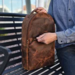 Executive Leather Backpack - Secure, Stylish & Durable for Professionals | Premium Quality