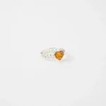 Buy Subtle Heart Ring - Minimalist 925 Sterling Silver Heart Shape - Elegant Jewelry for Special Occasions