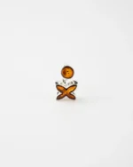 Elegant & Stylish Simple Butterfly Circle Adjustable Ring | Baltic Amber & 925 Sterling Silver - Image 4